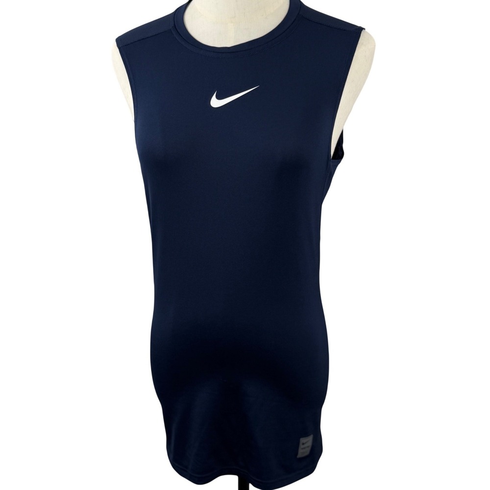 Nike Pro Mens Dri-FIT Compression Tank Top Techwear Mesh Training 908084-419 Gym